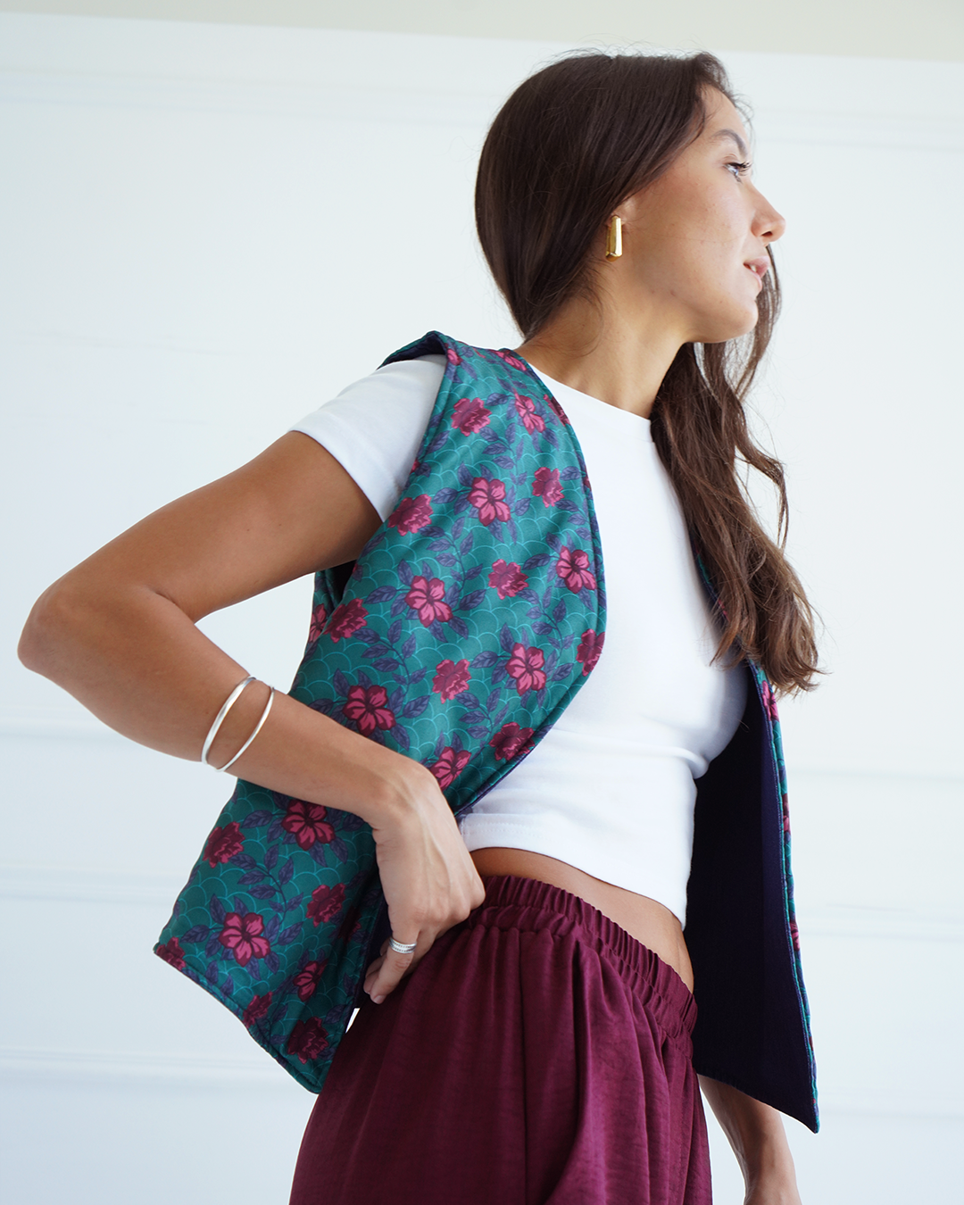 Jenin Reversible Denim Vest