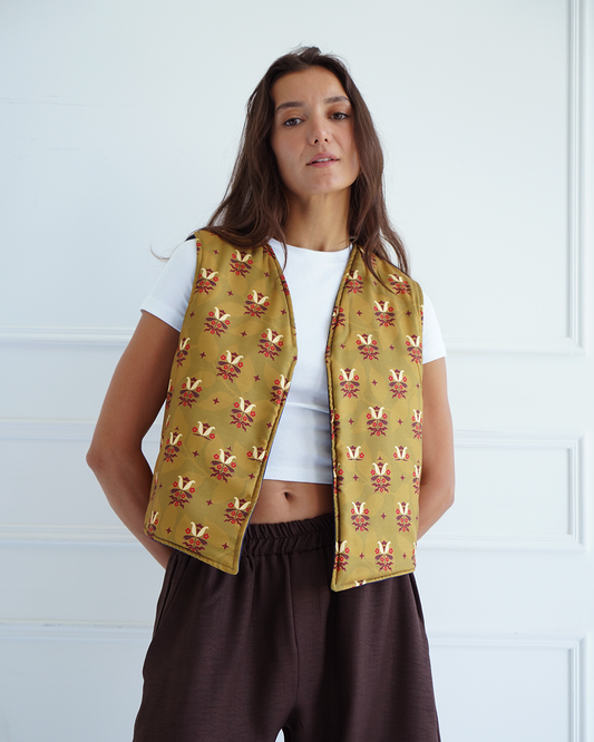 Nablus Reversible Denim Vest
