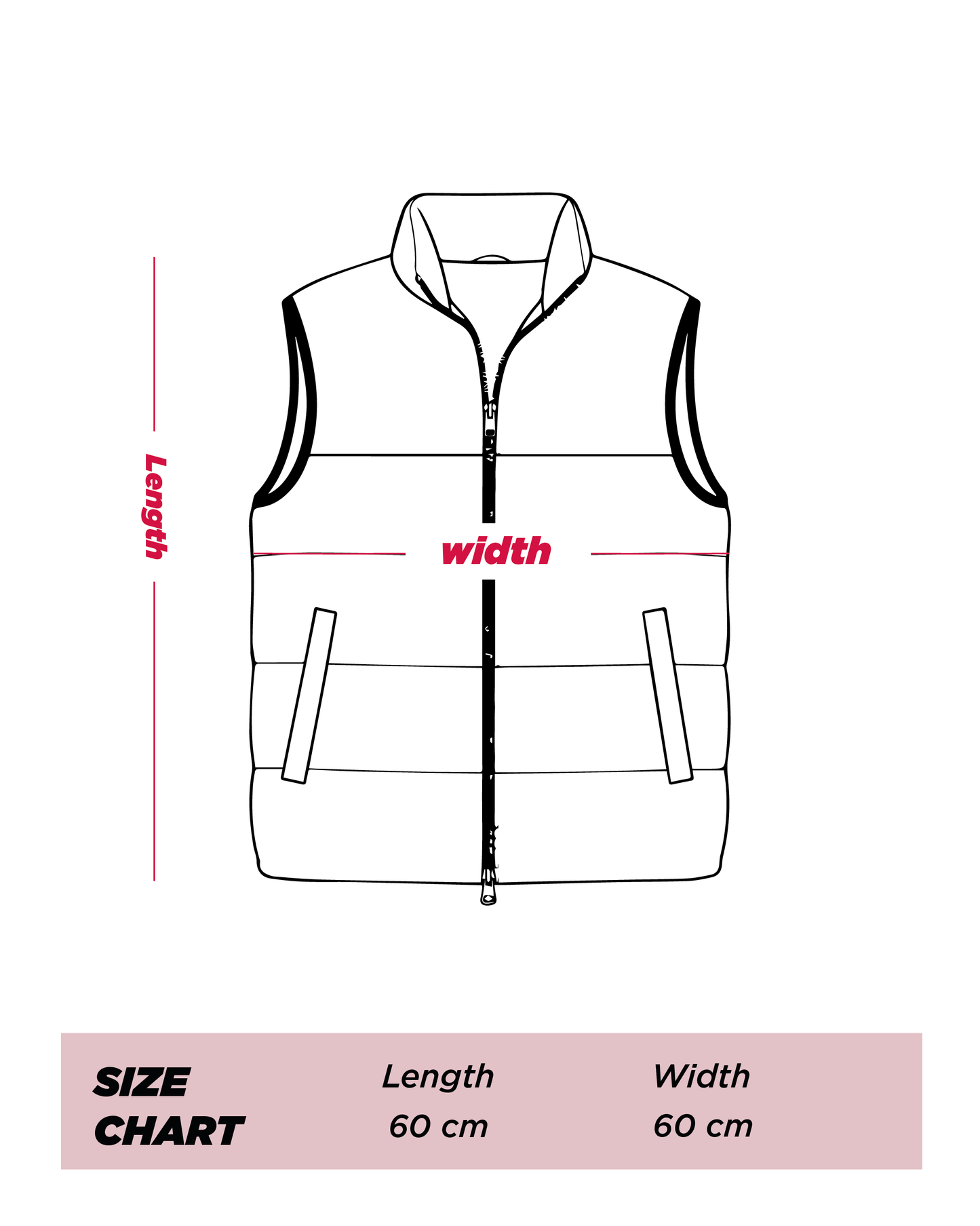 Rose Clubs Puffer Vest
