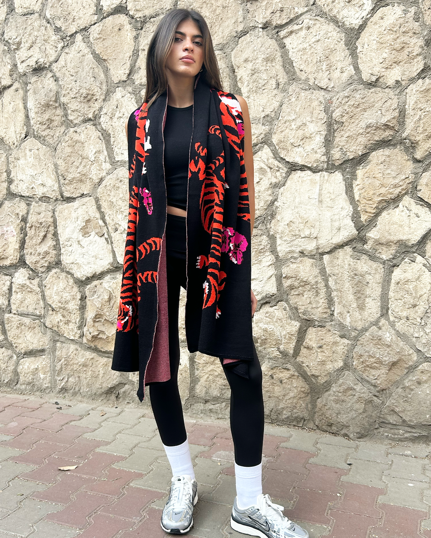 Tiger Love Knit Scarf