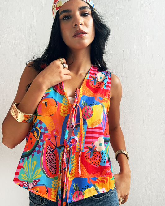 Summer Punch Tie Vest