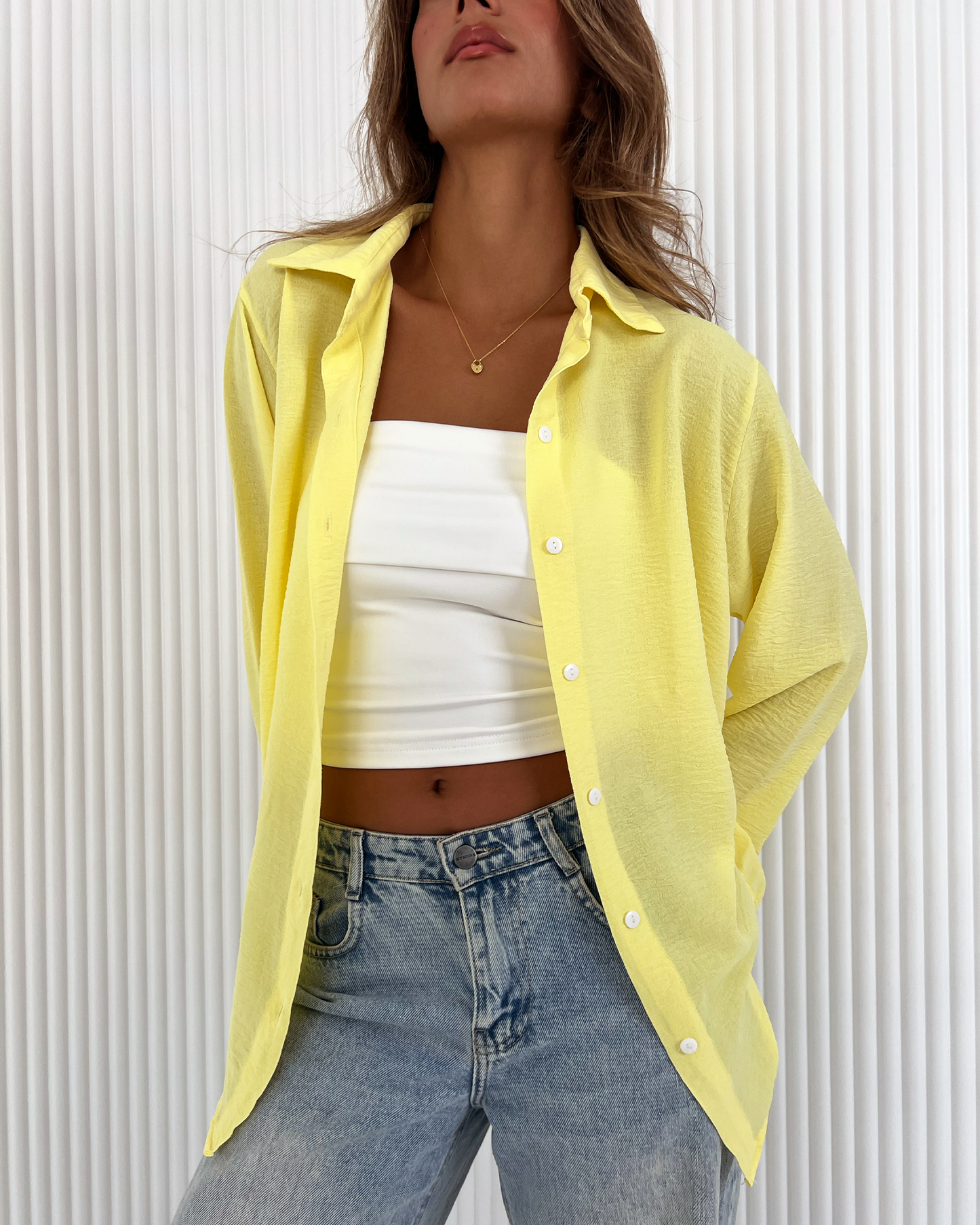 Yellow Oversized Shirt