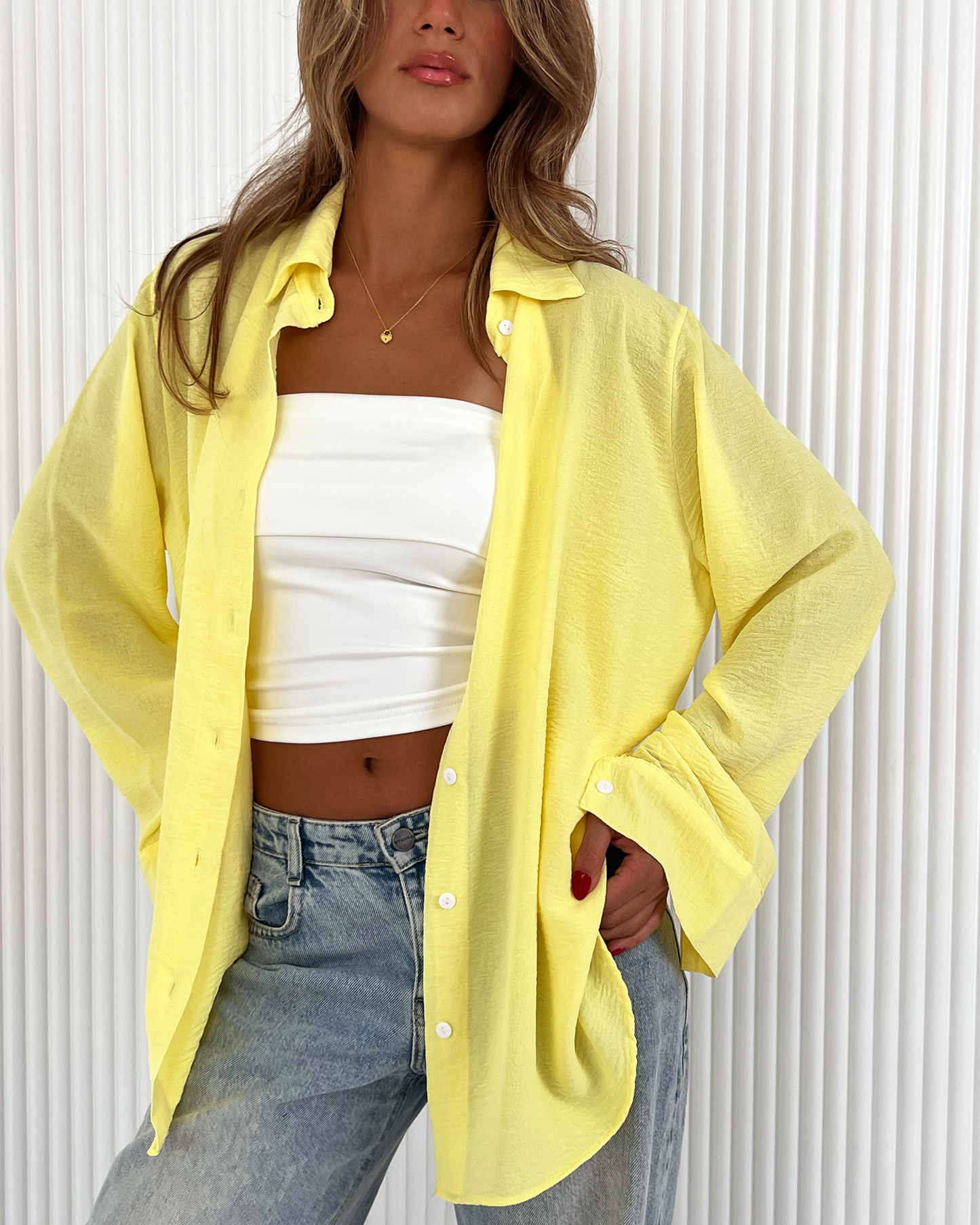 Yellow Oversized Shirt