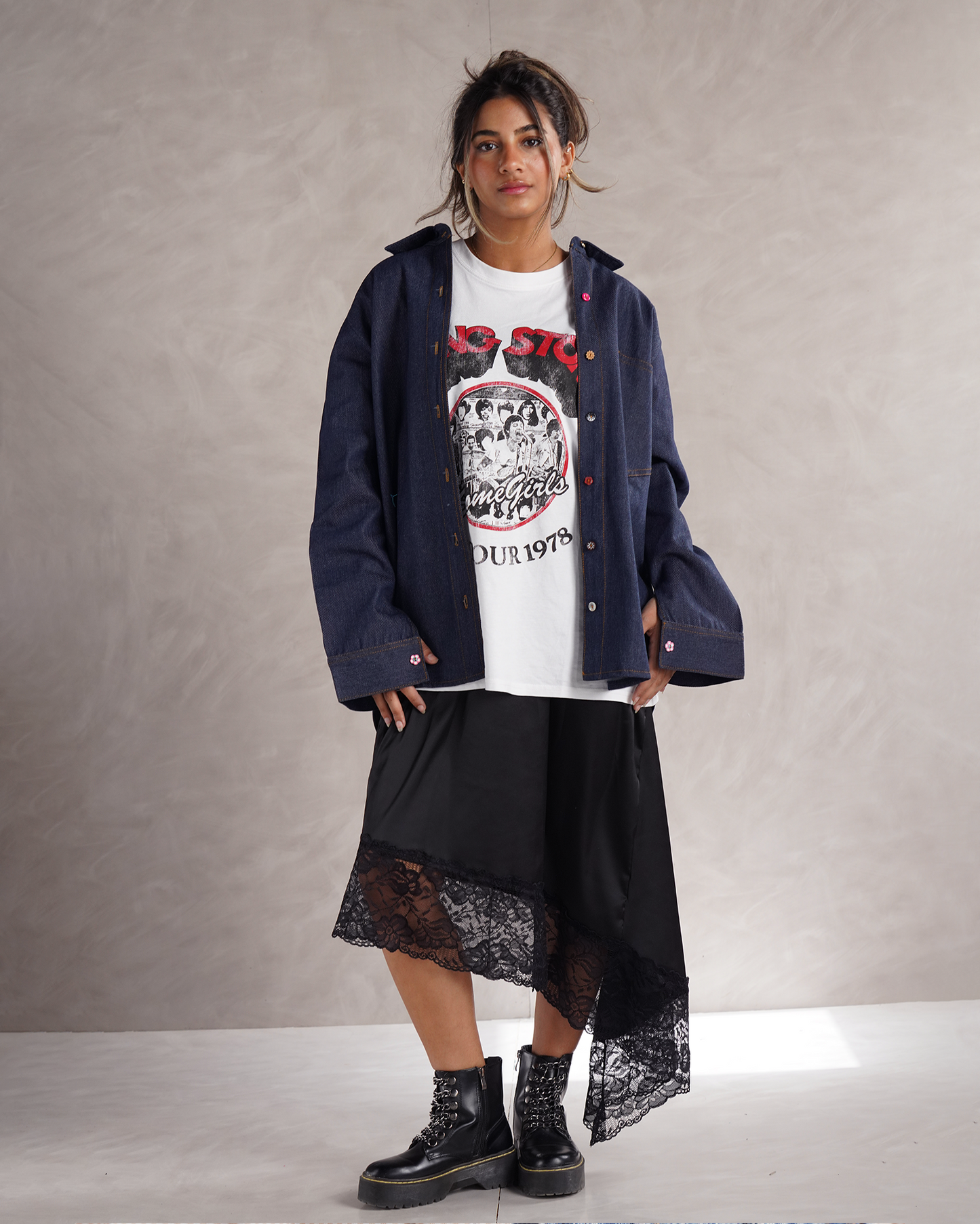 Dark Denim Oversized Shirt
