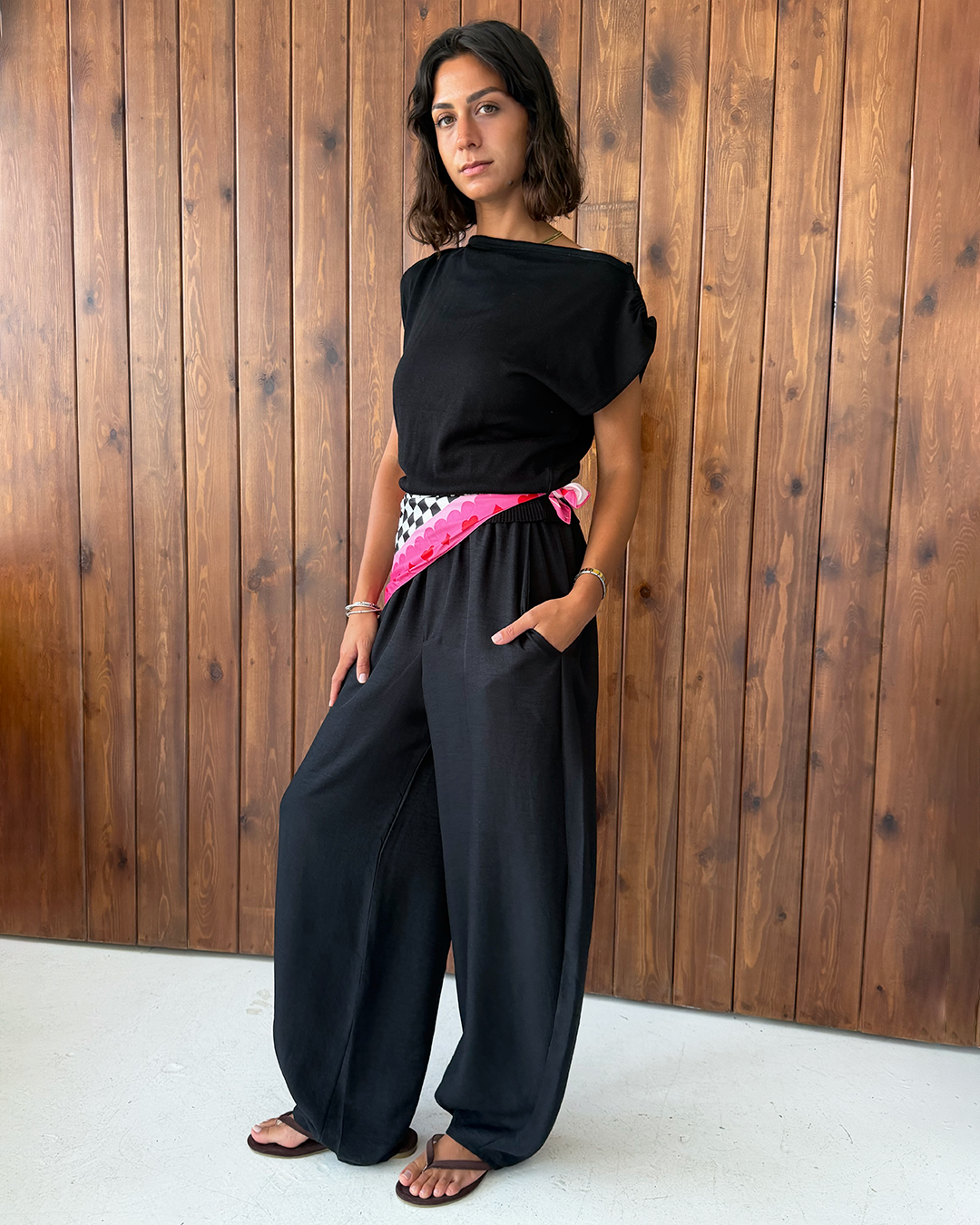 Black Balloon Pants