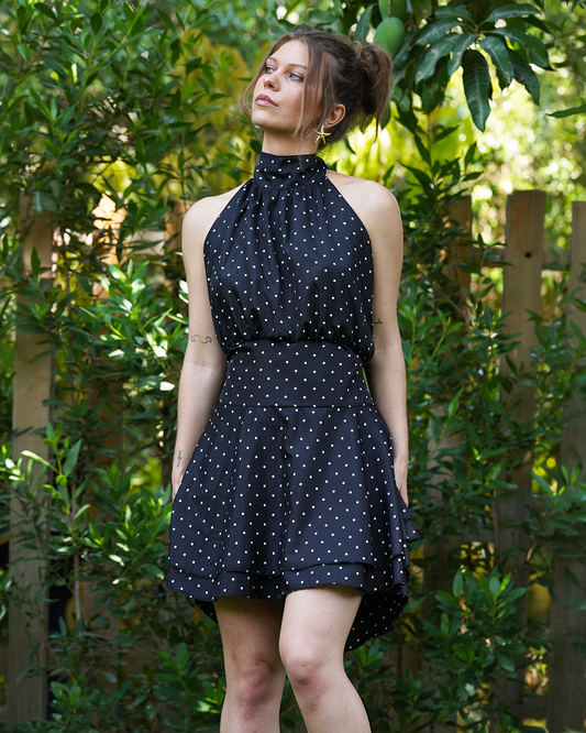 Black Polka Dot Dress