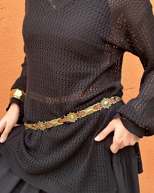 Brown Boho Belt