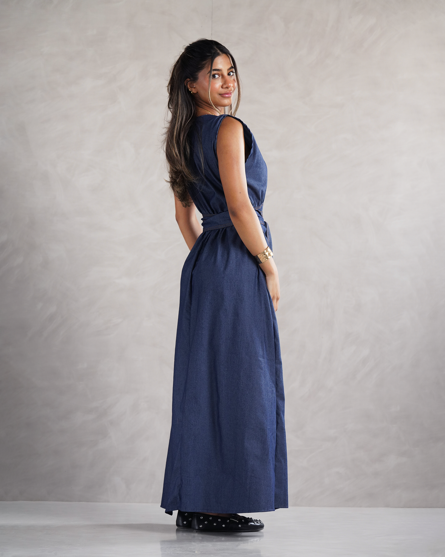 Contour Denim Dress