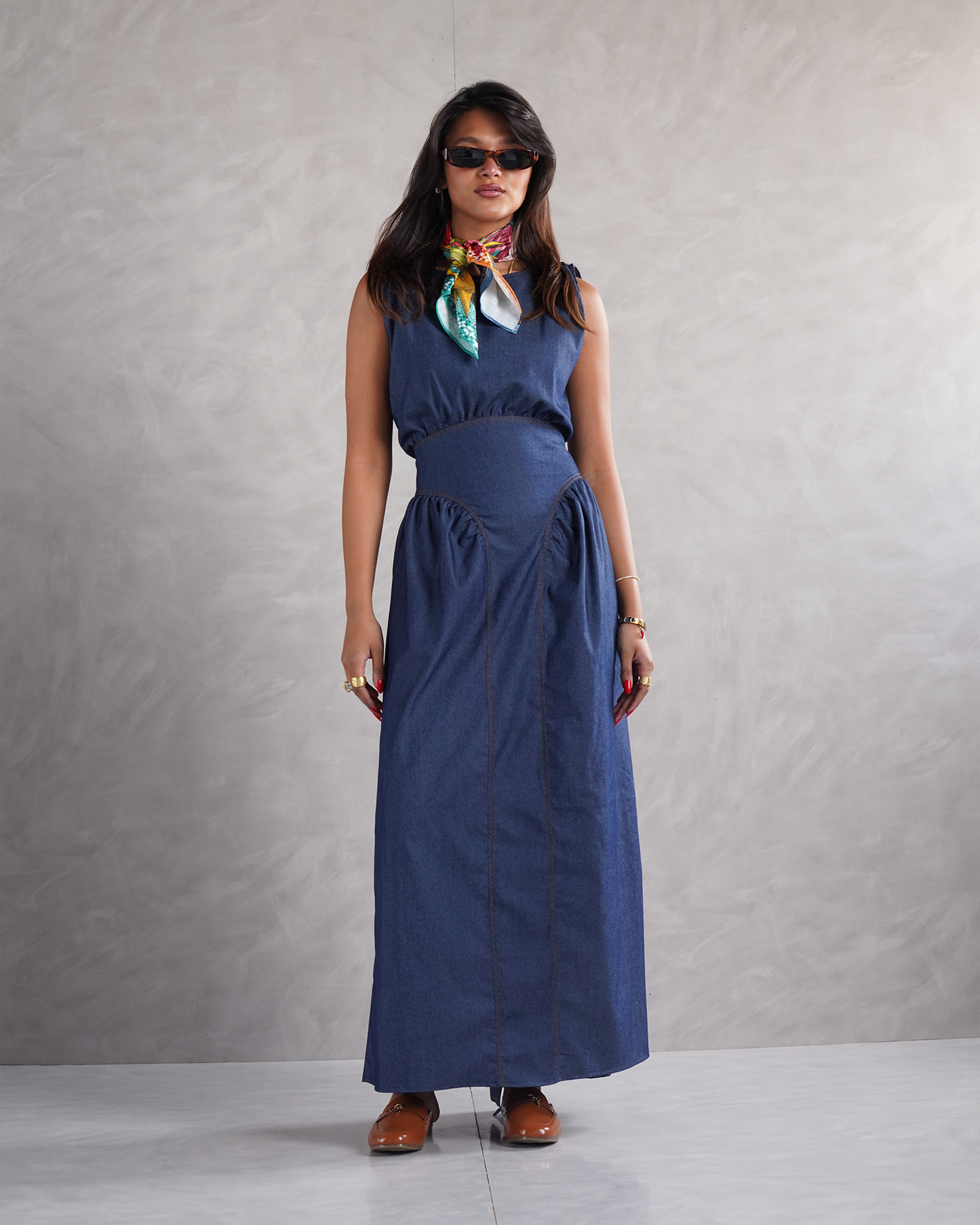 Contour Denim Dress