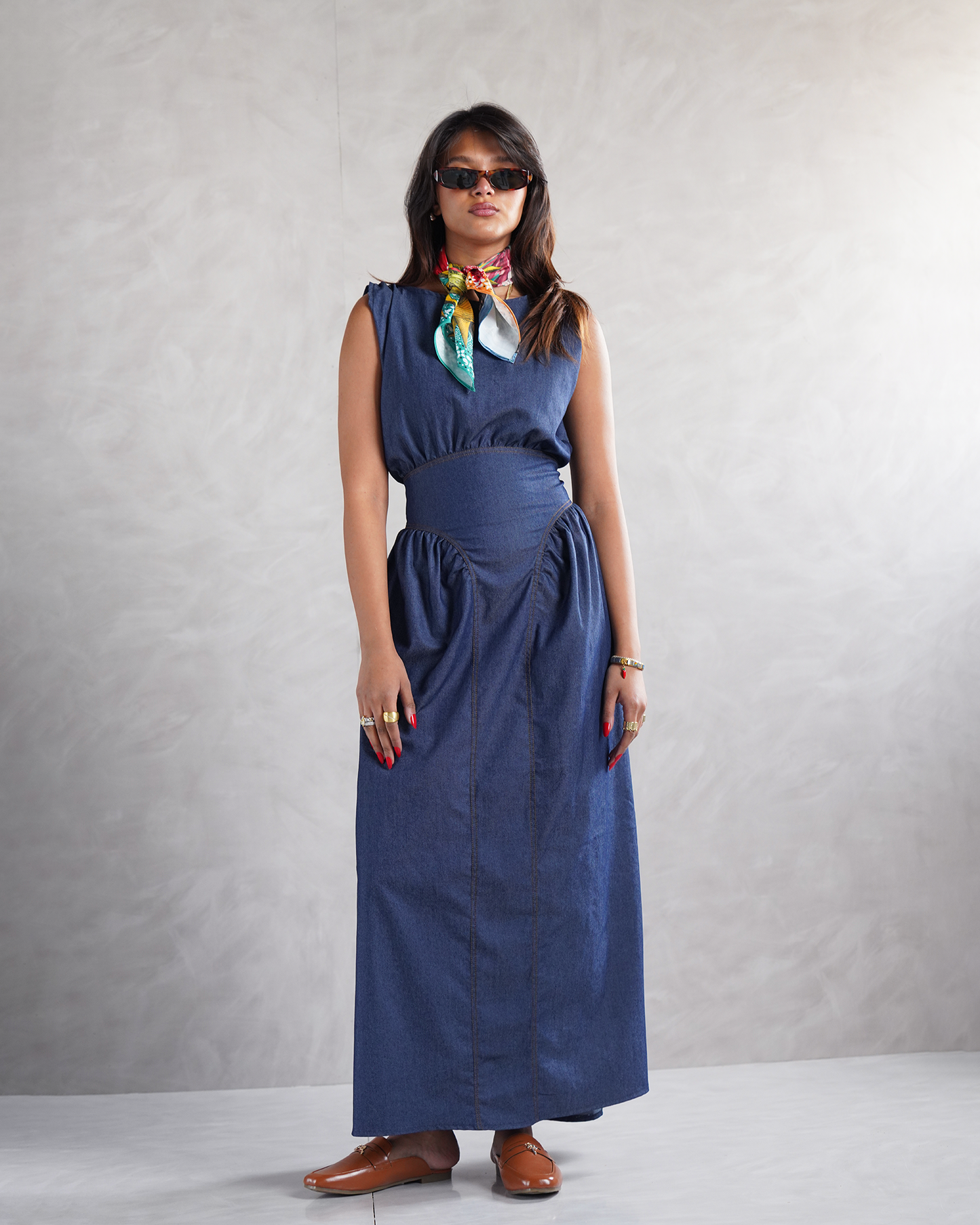 Contour Denim Dress
