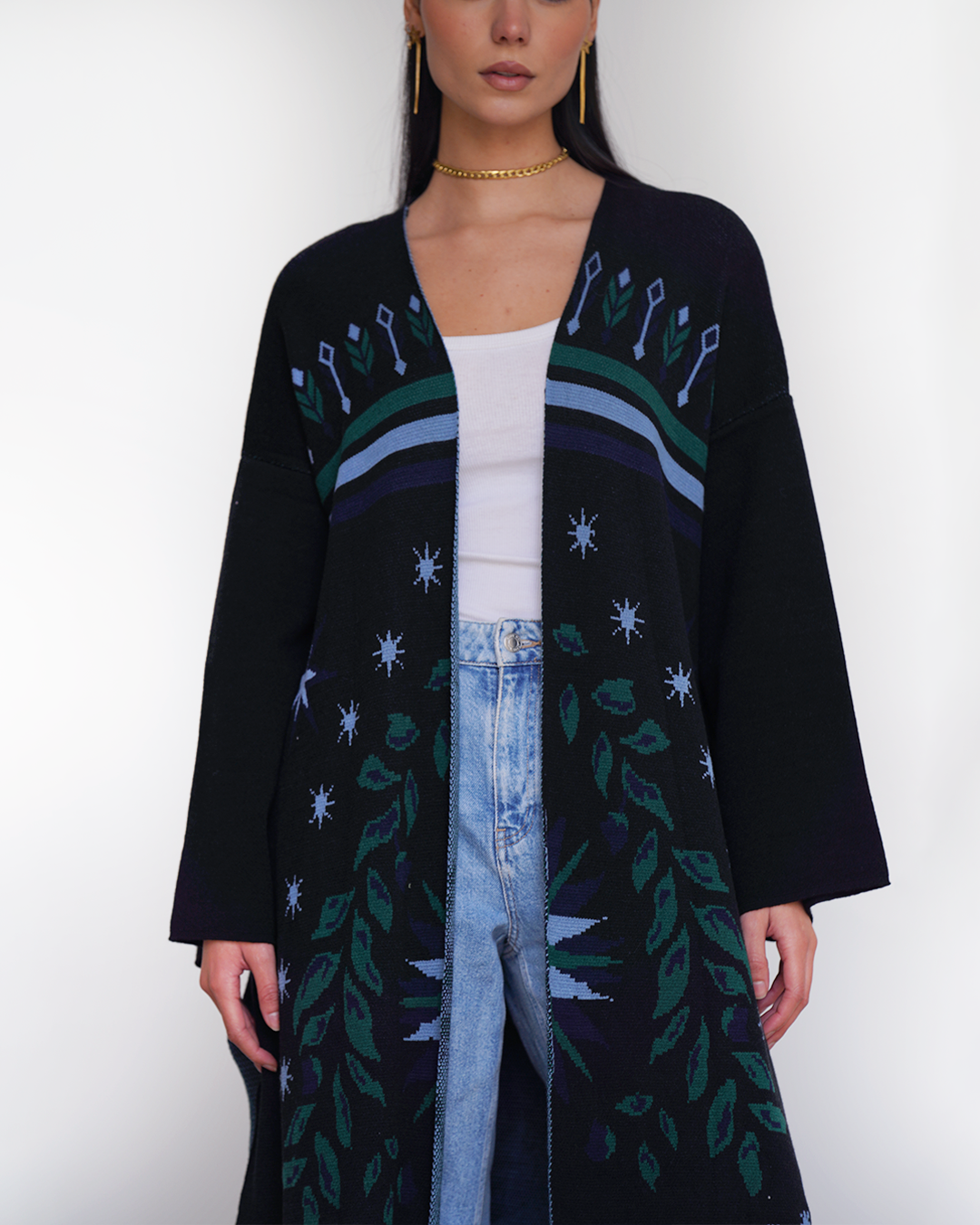 Blue Earth Baqi Knit Cardigan