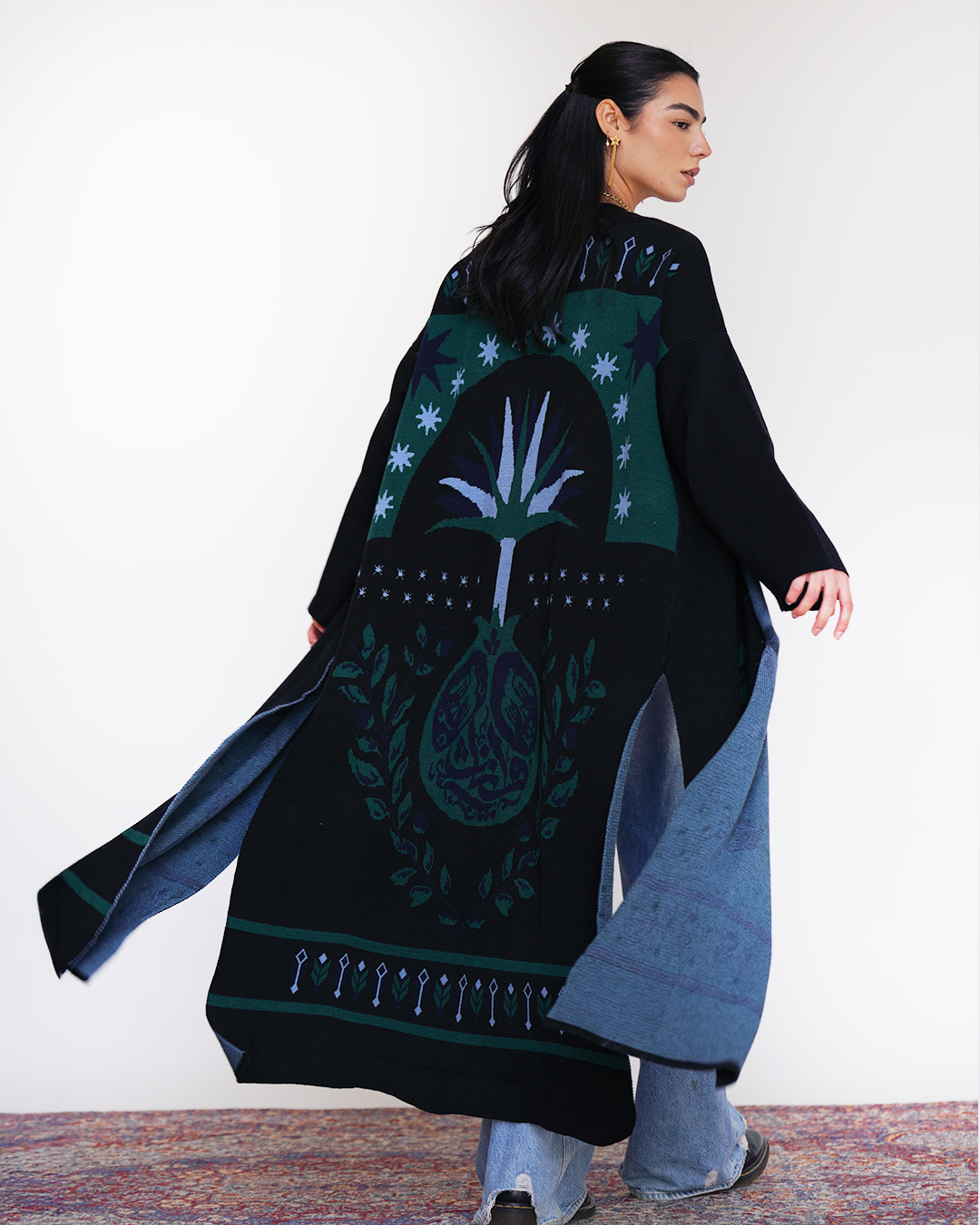 Blue Earth Baqi Knit Cardigan