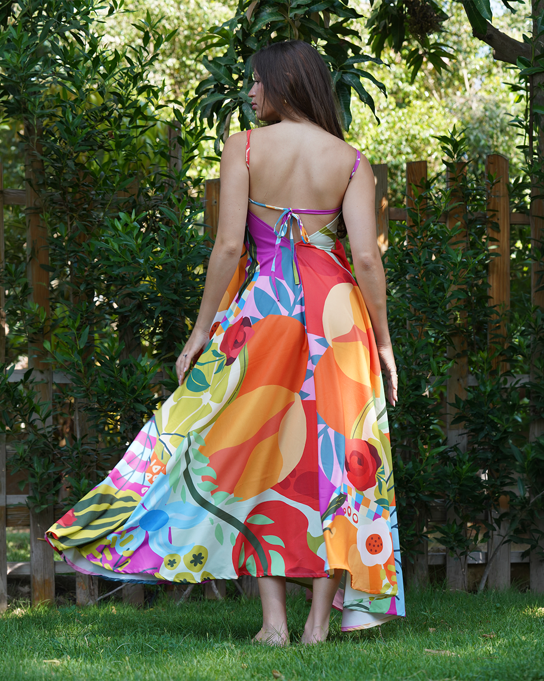 Melon Spritz Maxi Dress
