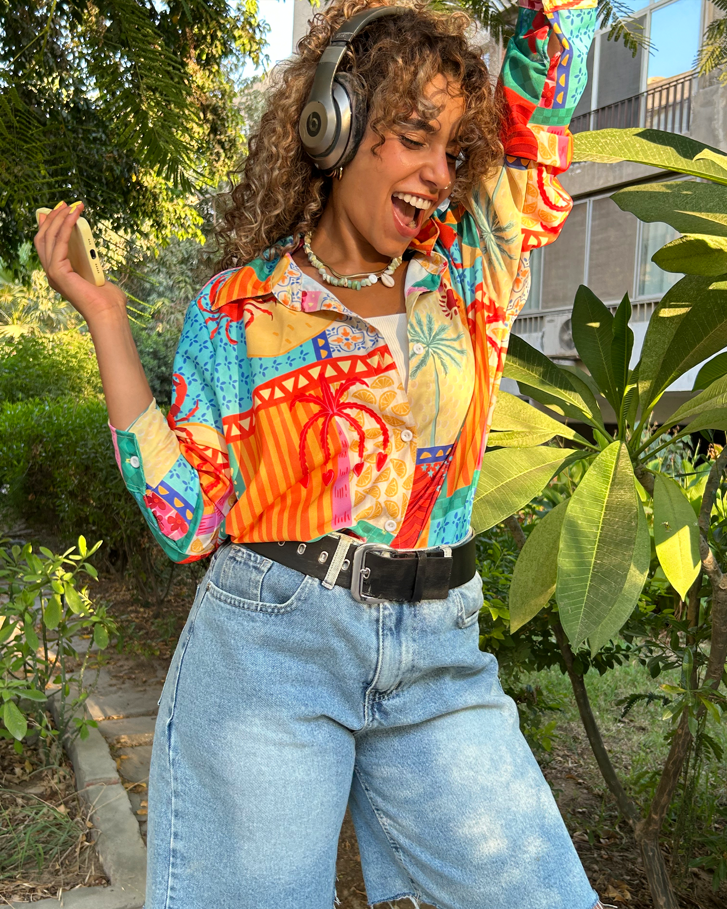 Mosaic Oversized Shirt