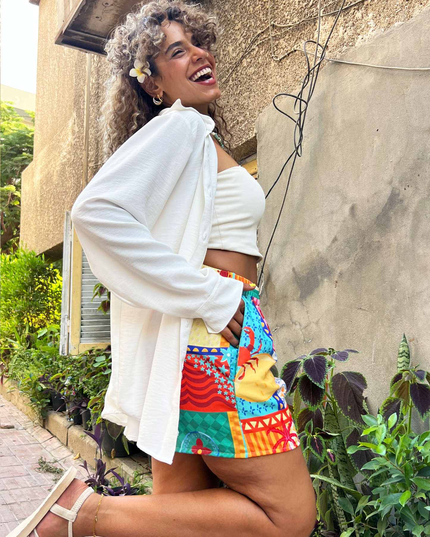 White Loose Oversized Shirt