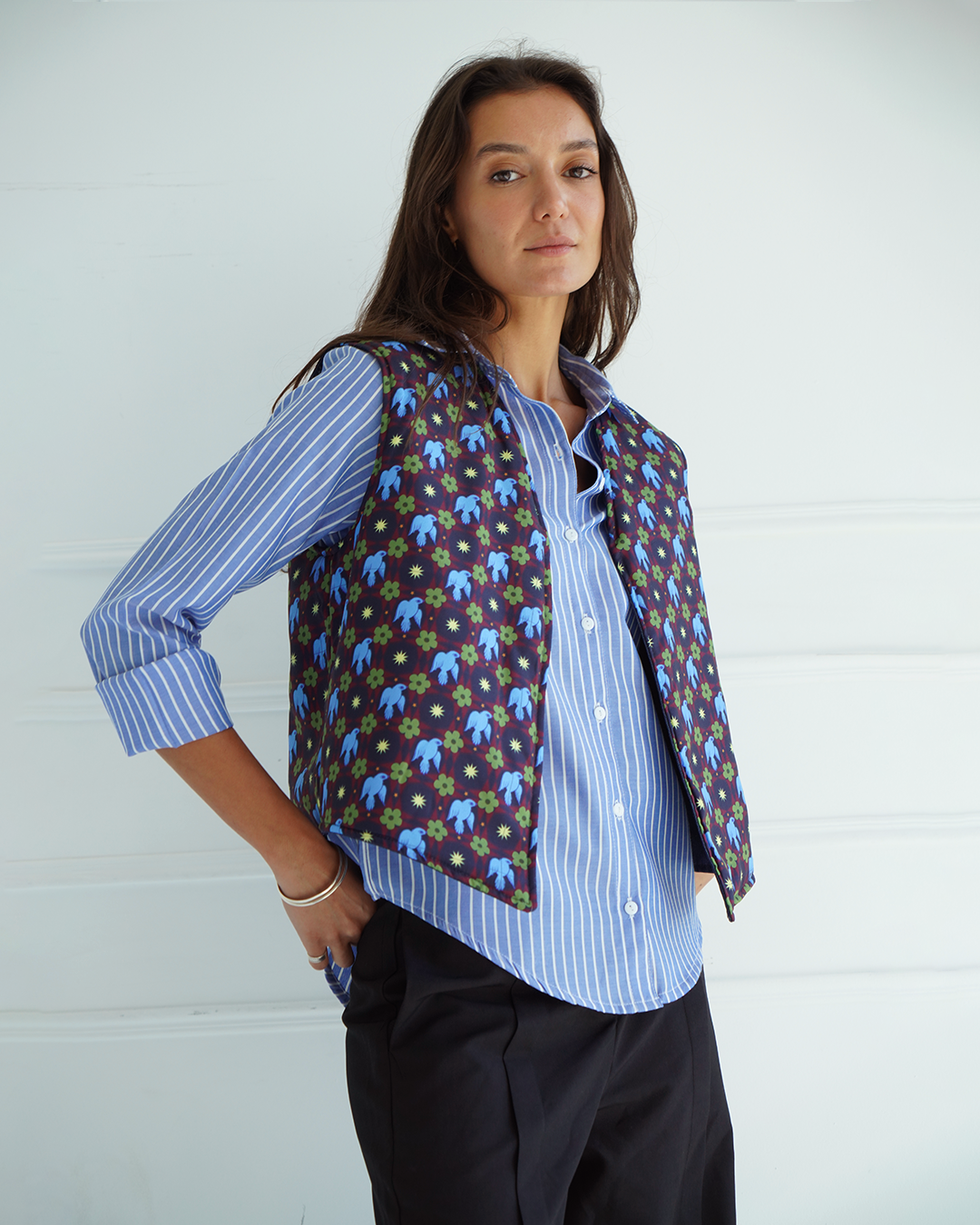 Home Reversible Denim Vest