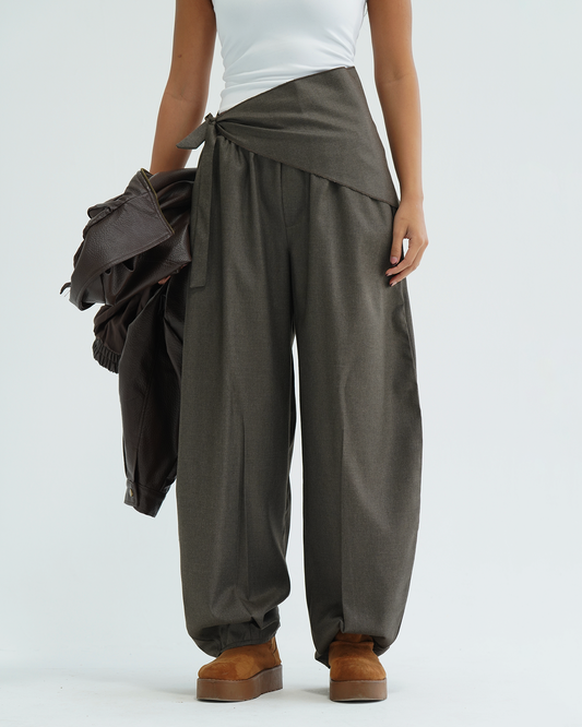 Trek Grey Cashmere Balloon Pants