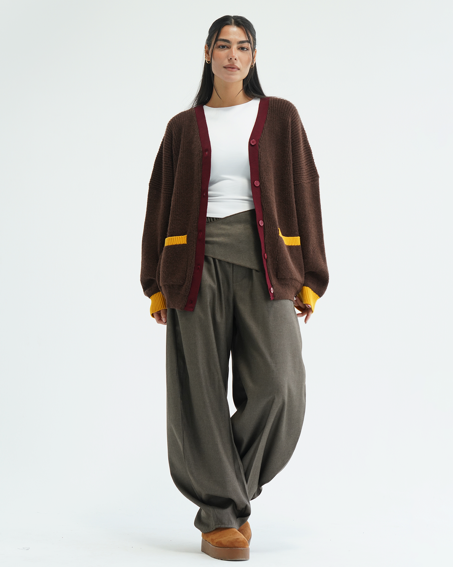 Trek Grey Cashmere Balloon Pants