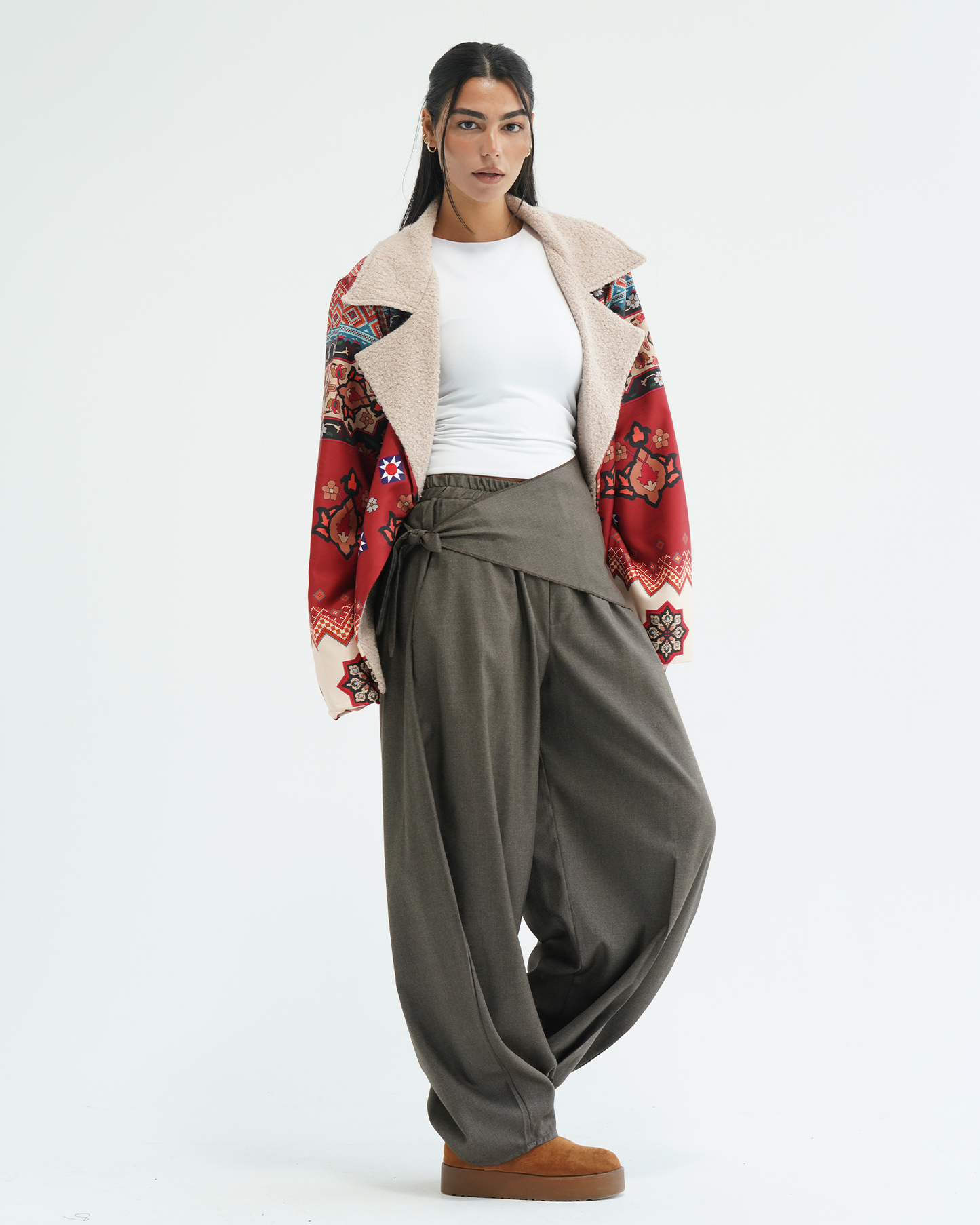 Trek Grey Cashmere Balloon Pants