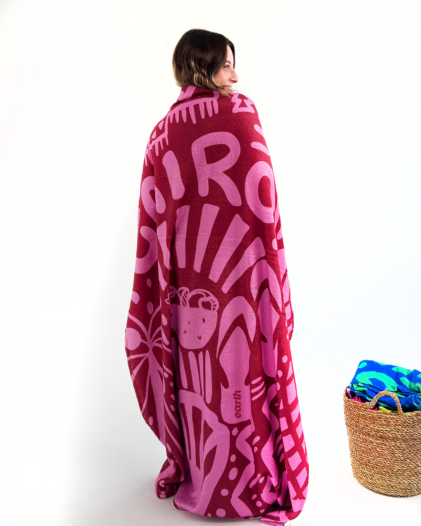 Pink CAIRO Couch Blanket