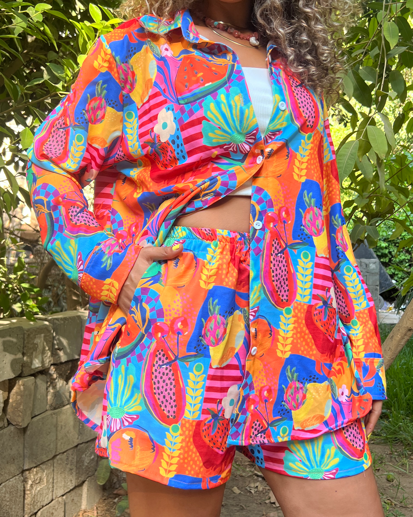 Summer Punch Oversized Shirt