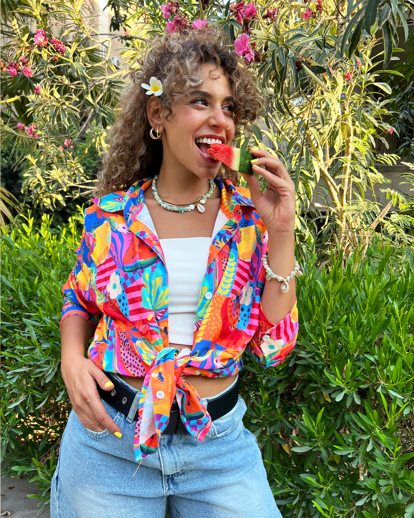Summer Punch Oversized Shirt