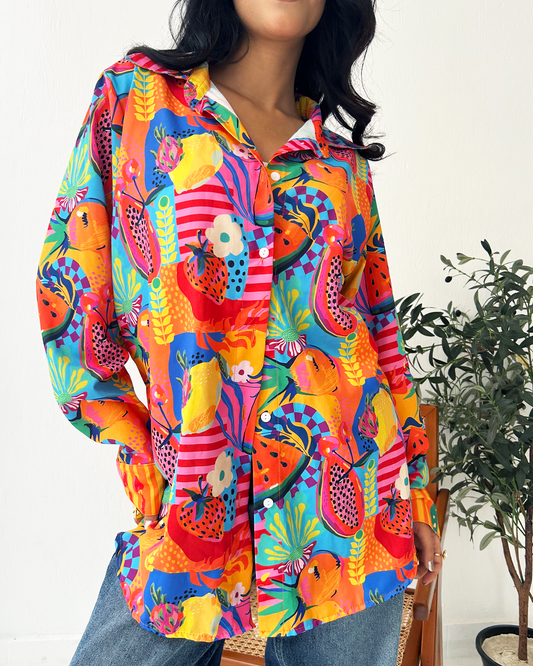Summer Punch Oversized Shirt