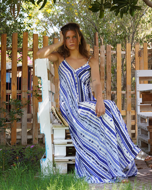 Blue Shore Maxi Dress