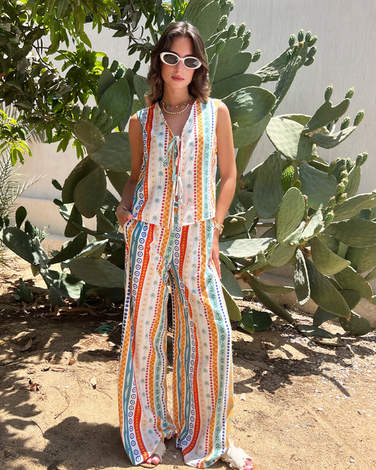 Shore Lines Loose Pants