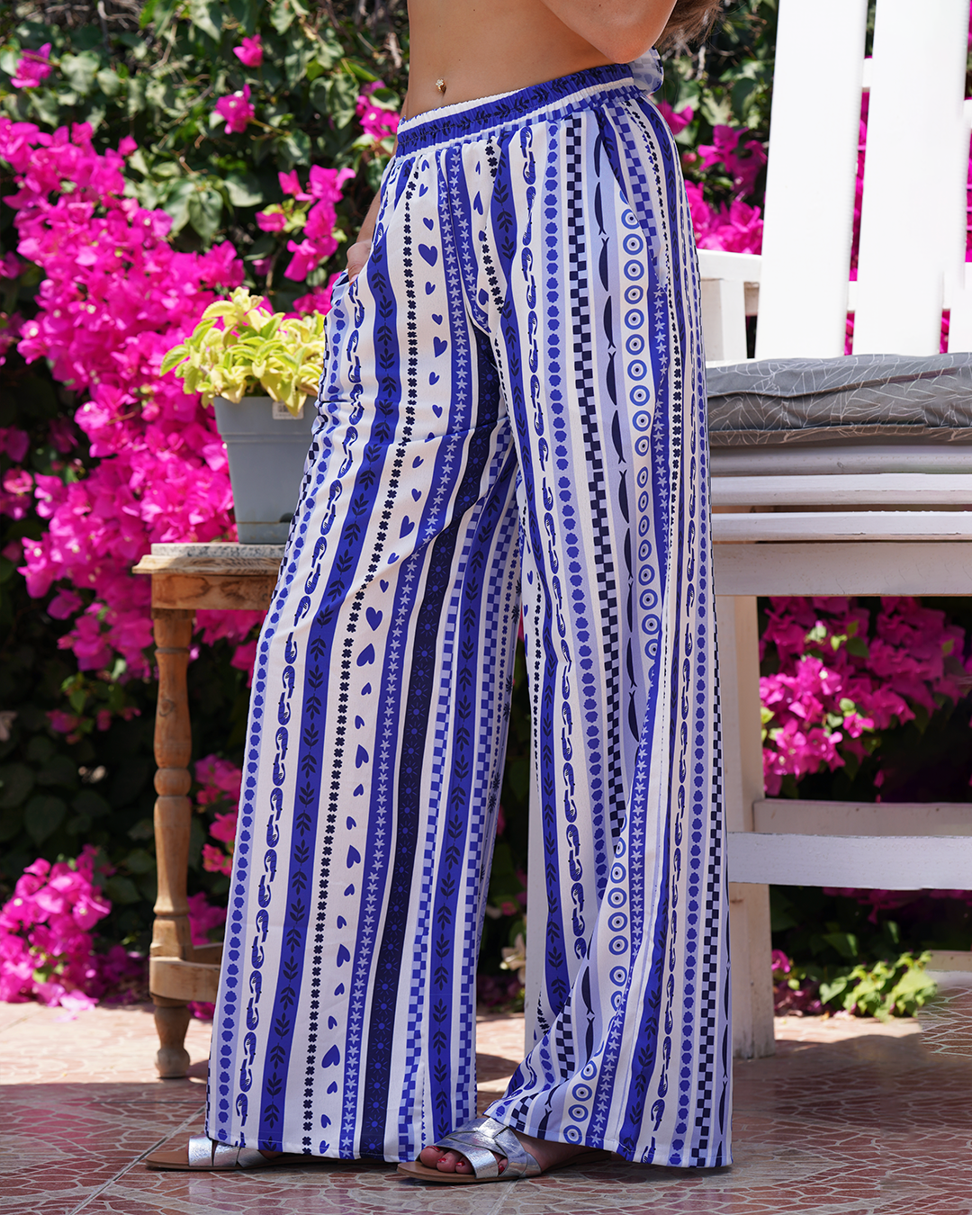 Blue Shore Loose Pants
