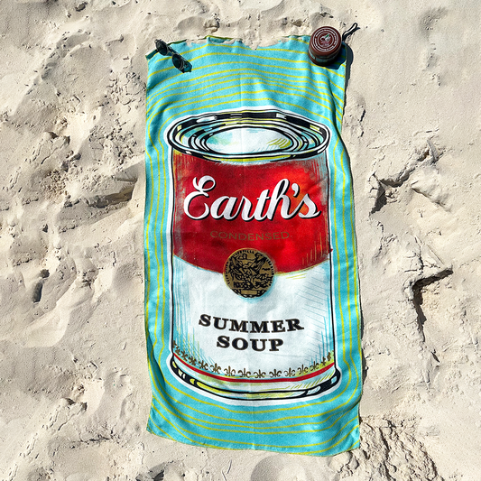 Earth Soup Beach Towel