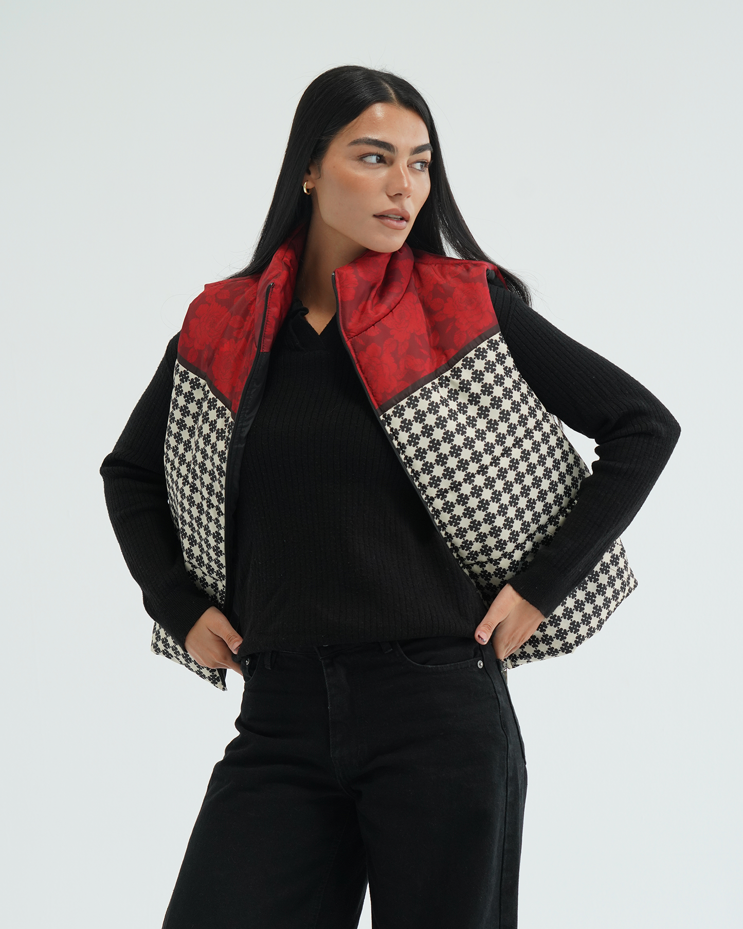 Rose Clubs Puffer Vest