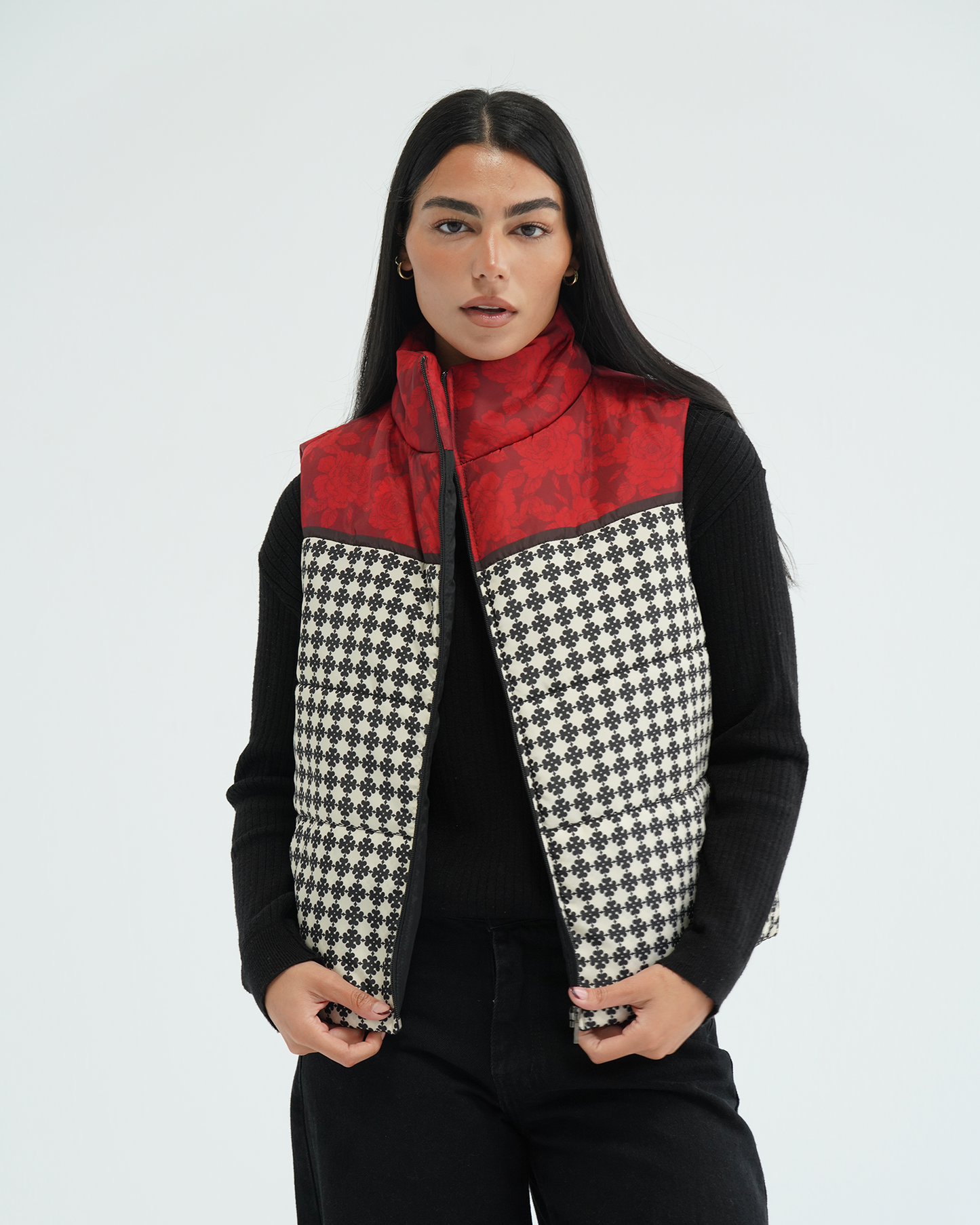 Rose Clubs Puffer Vest