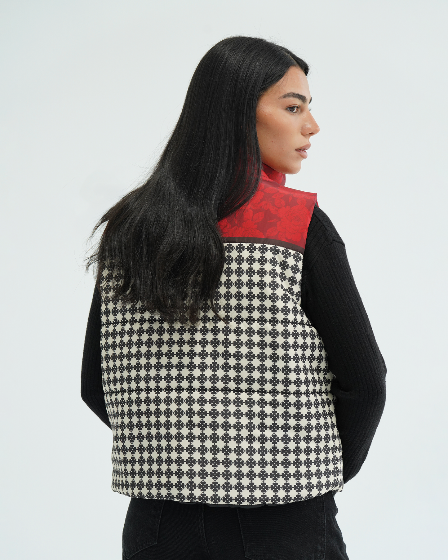 Rose Clubs Puffer Vest
