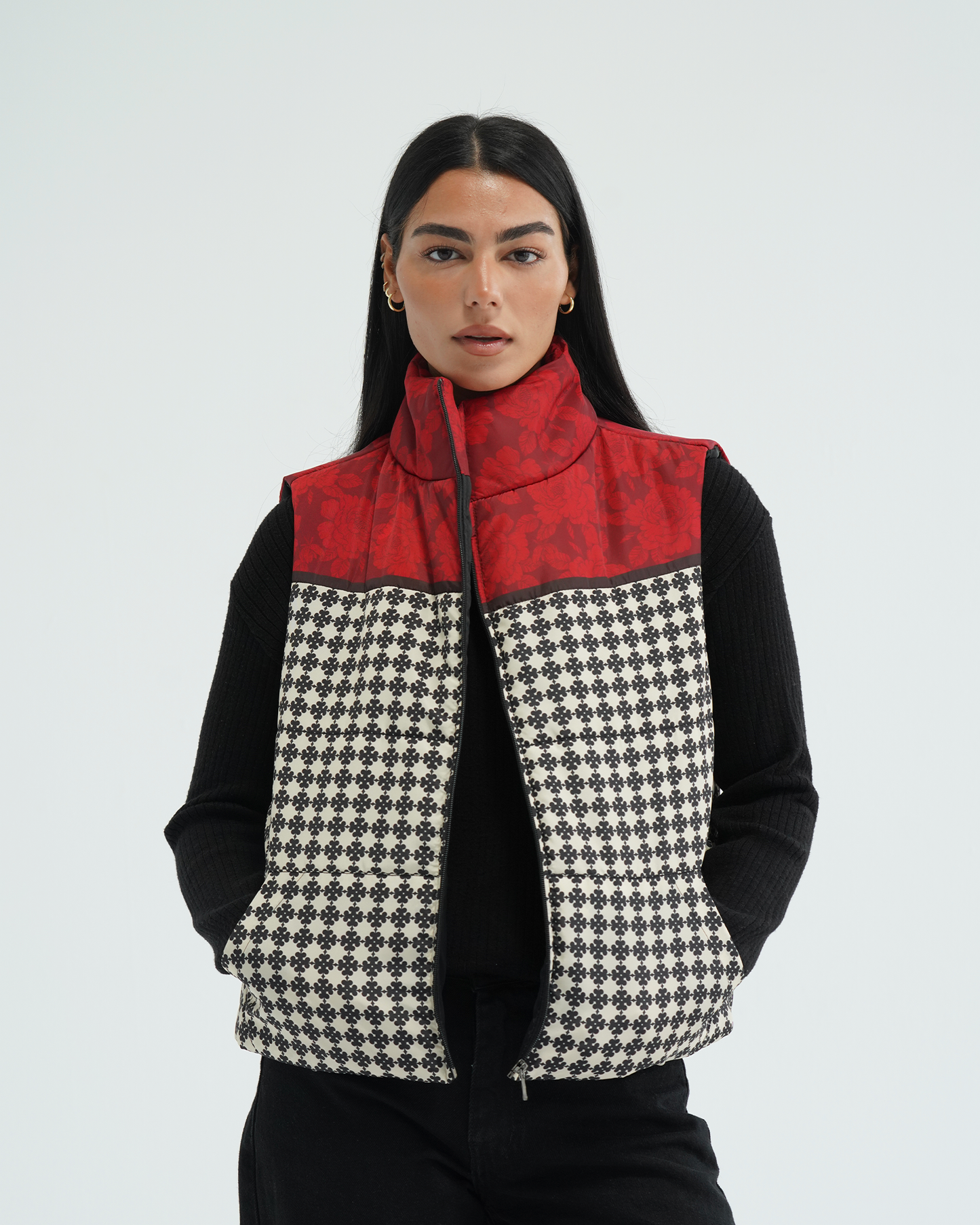 Rose Clubs Puffer Vest