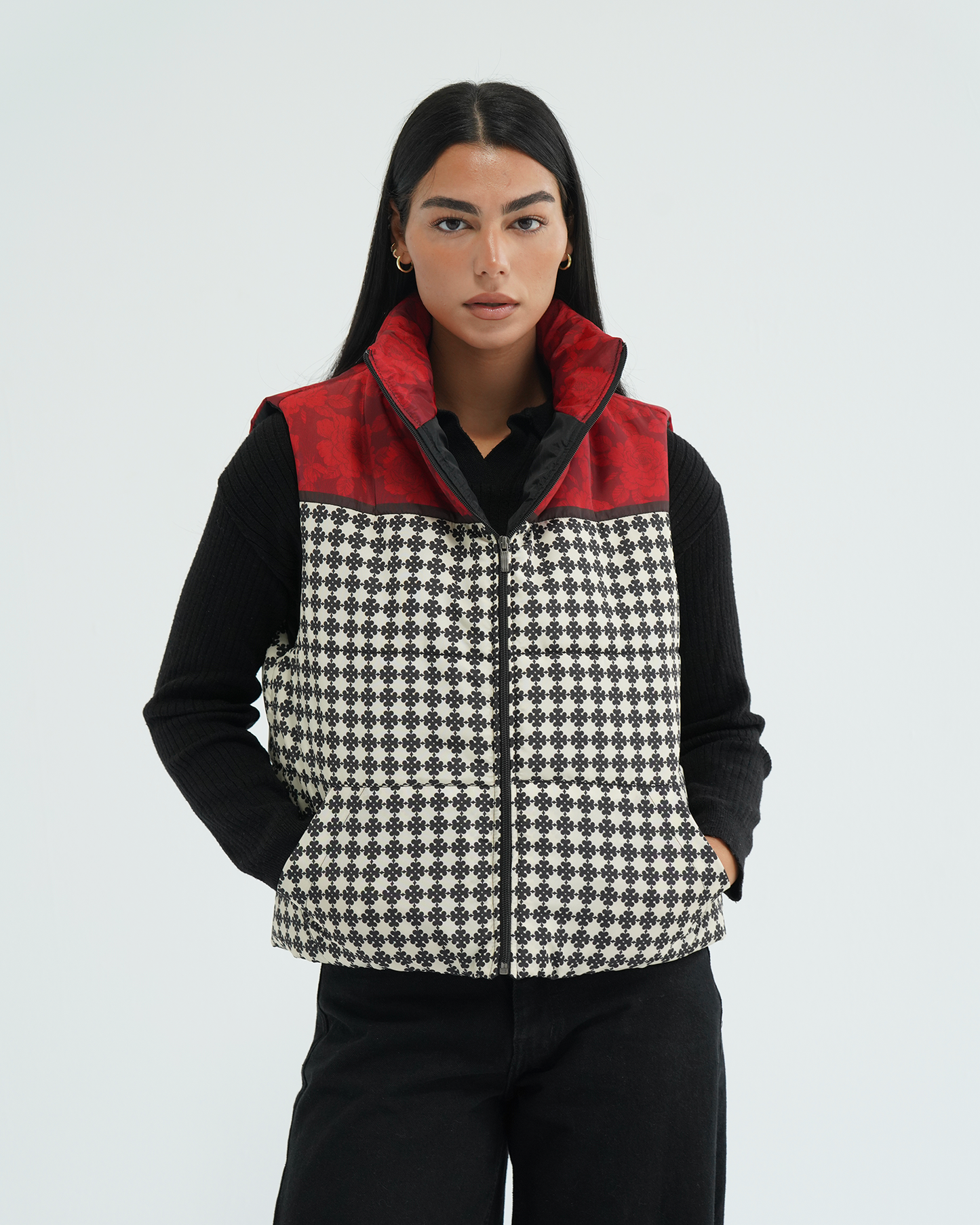 Rose Clubs Puffer Vest