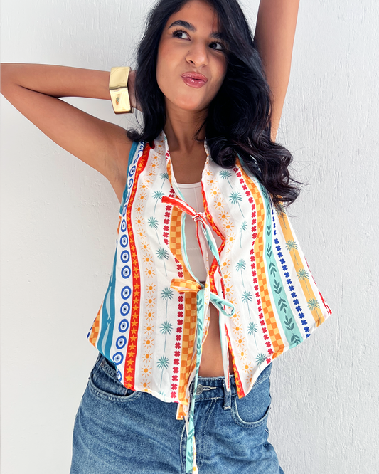 Shore Lines Tie Vest