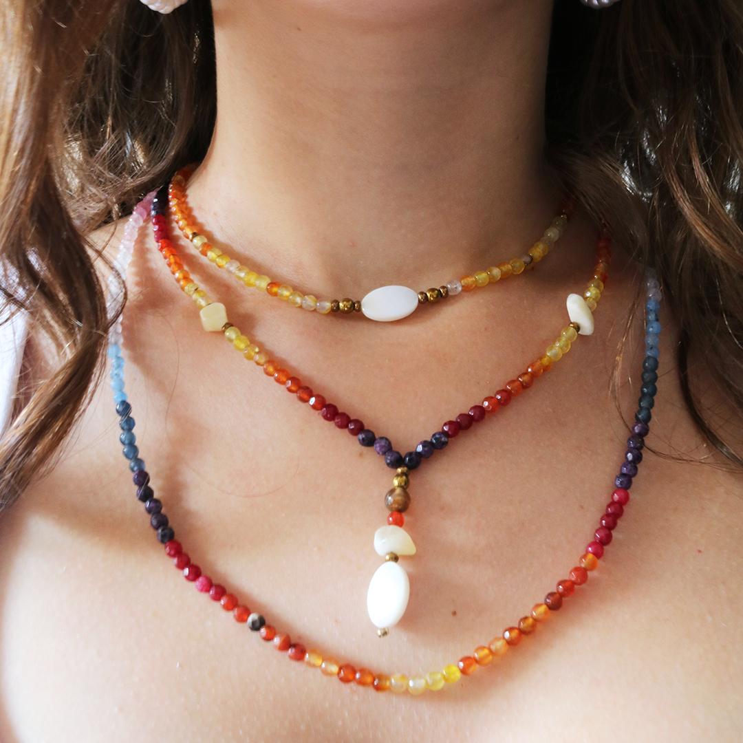 Stackable Stone Necklace - BN0002