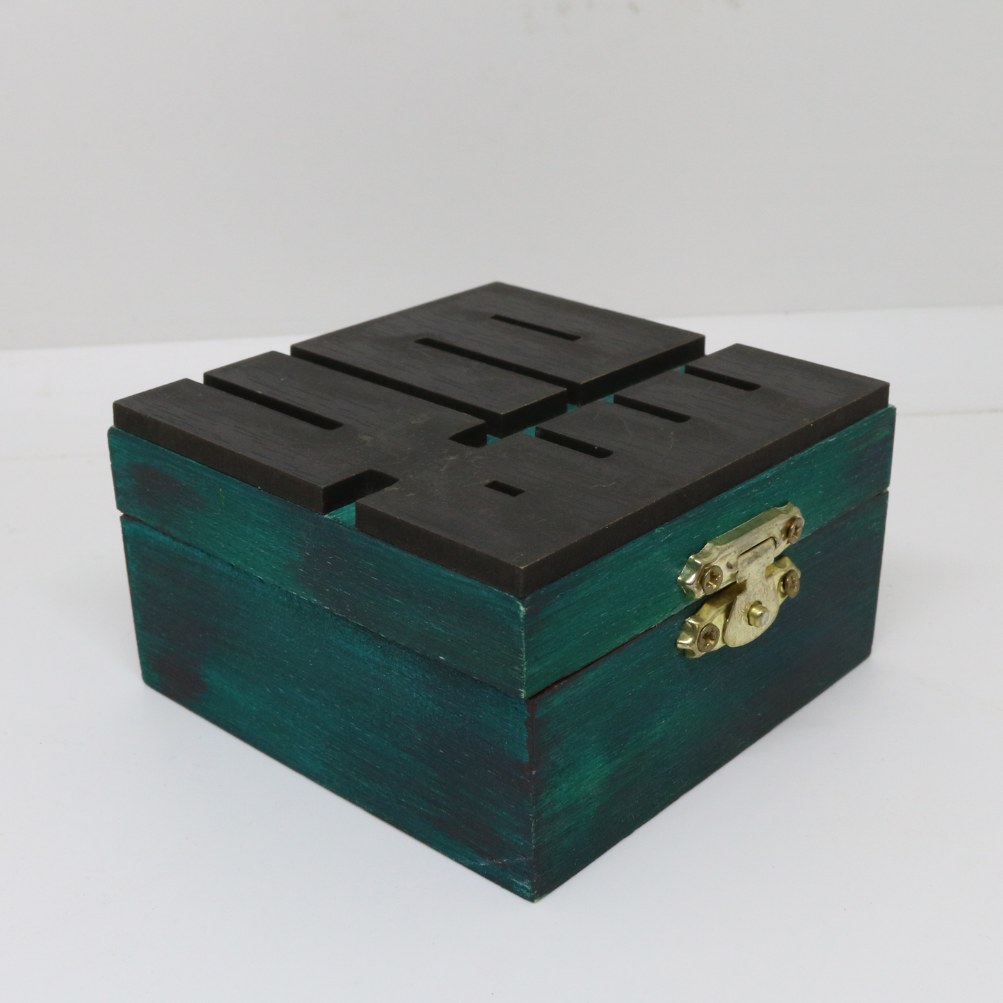 سلام Salam Small Wooden Gift Box - Blue