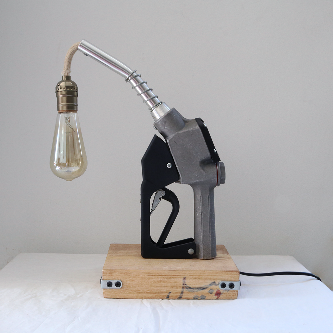 Benzine Gas Gun Desk Lamp