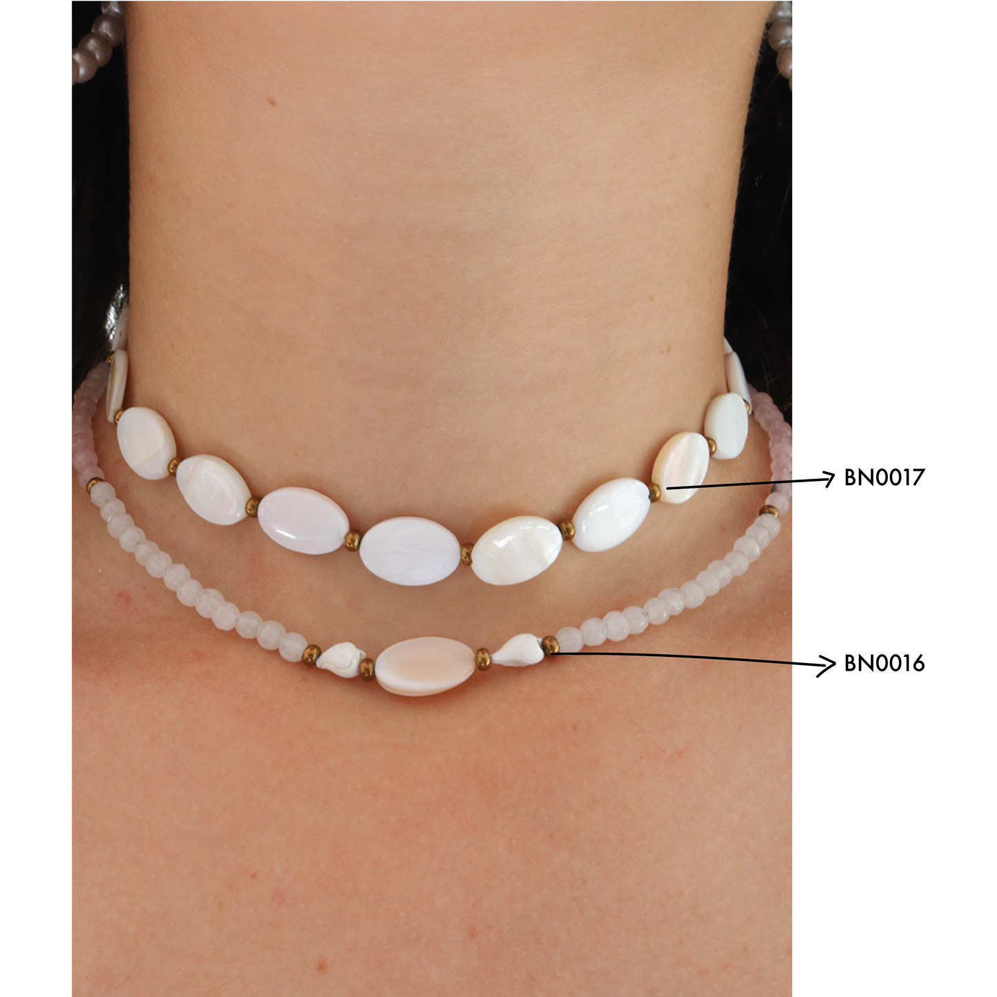 Stackable Stone Necklace - BN0016