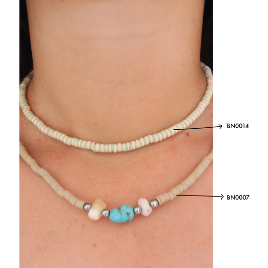 Stackable Stone Necklace - BN0007