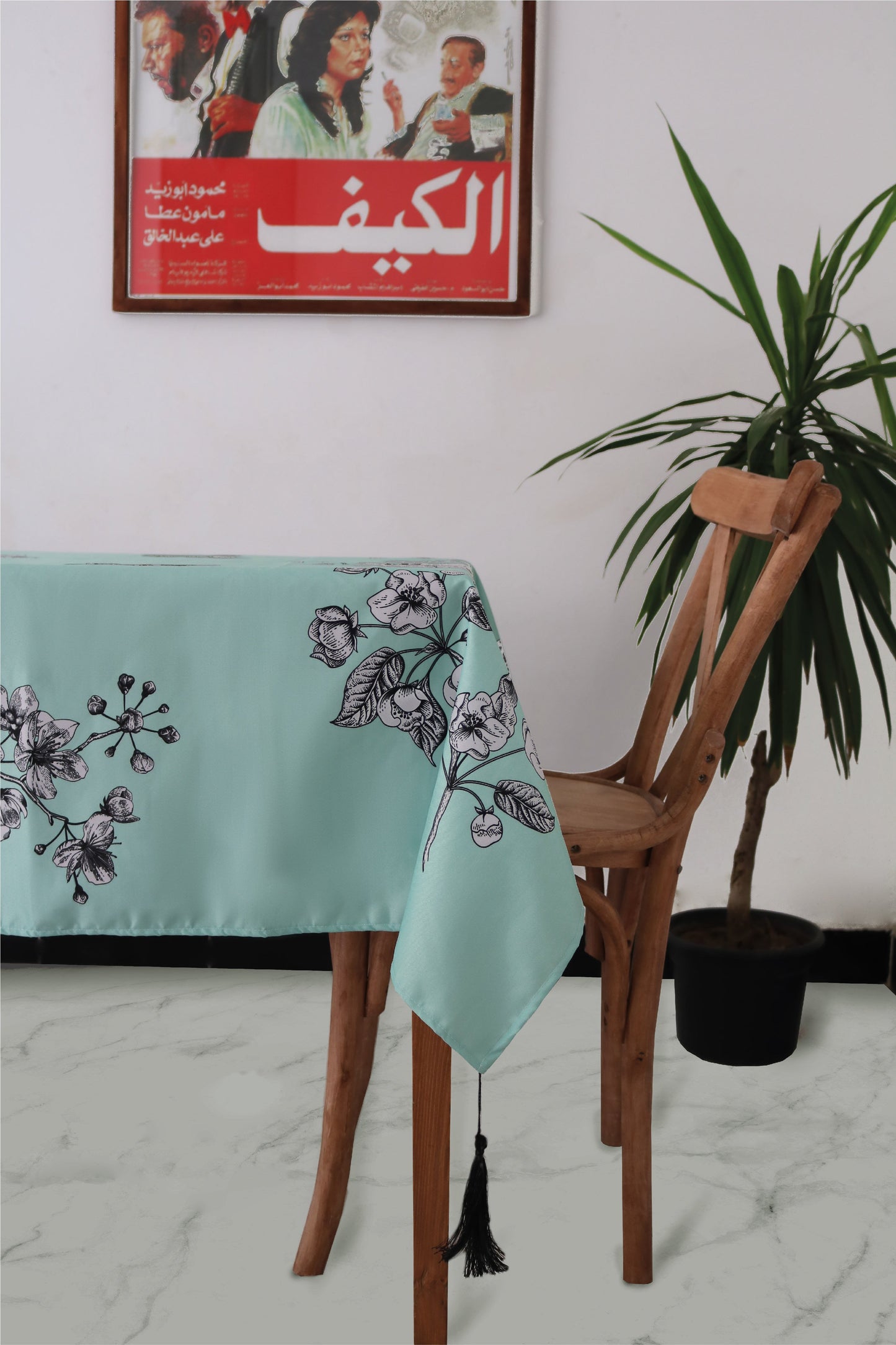 Finch Mint Tablecloth