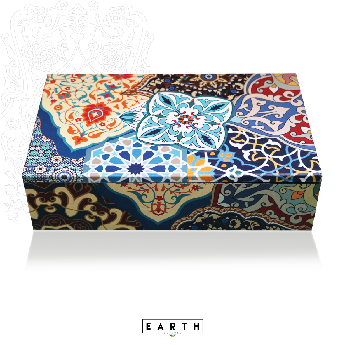 Islamic Decoupage Box - Rectangle