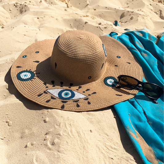 Evil Eye Beach Hat