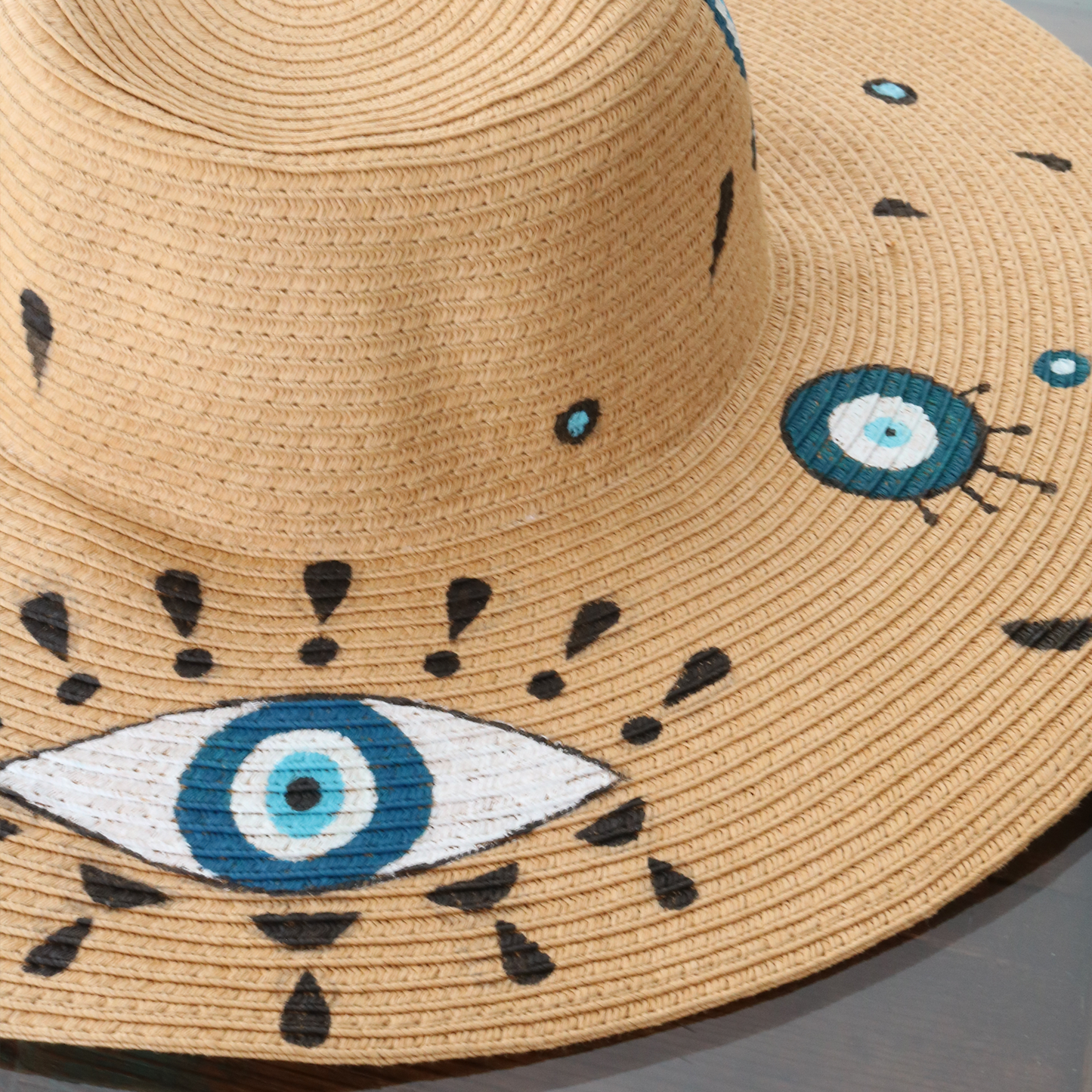Evil Eye Beach Hat