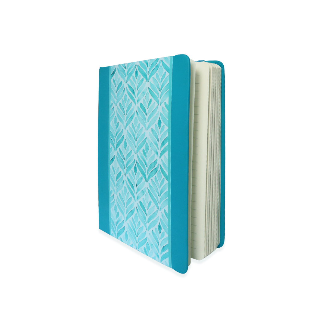 Turquoise Watercolor Notebook - Large