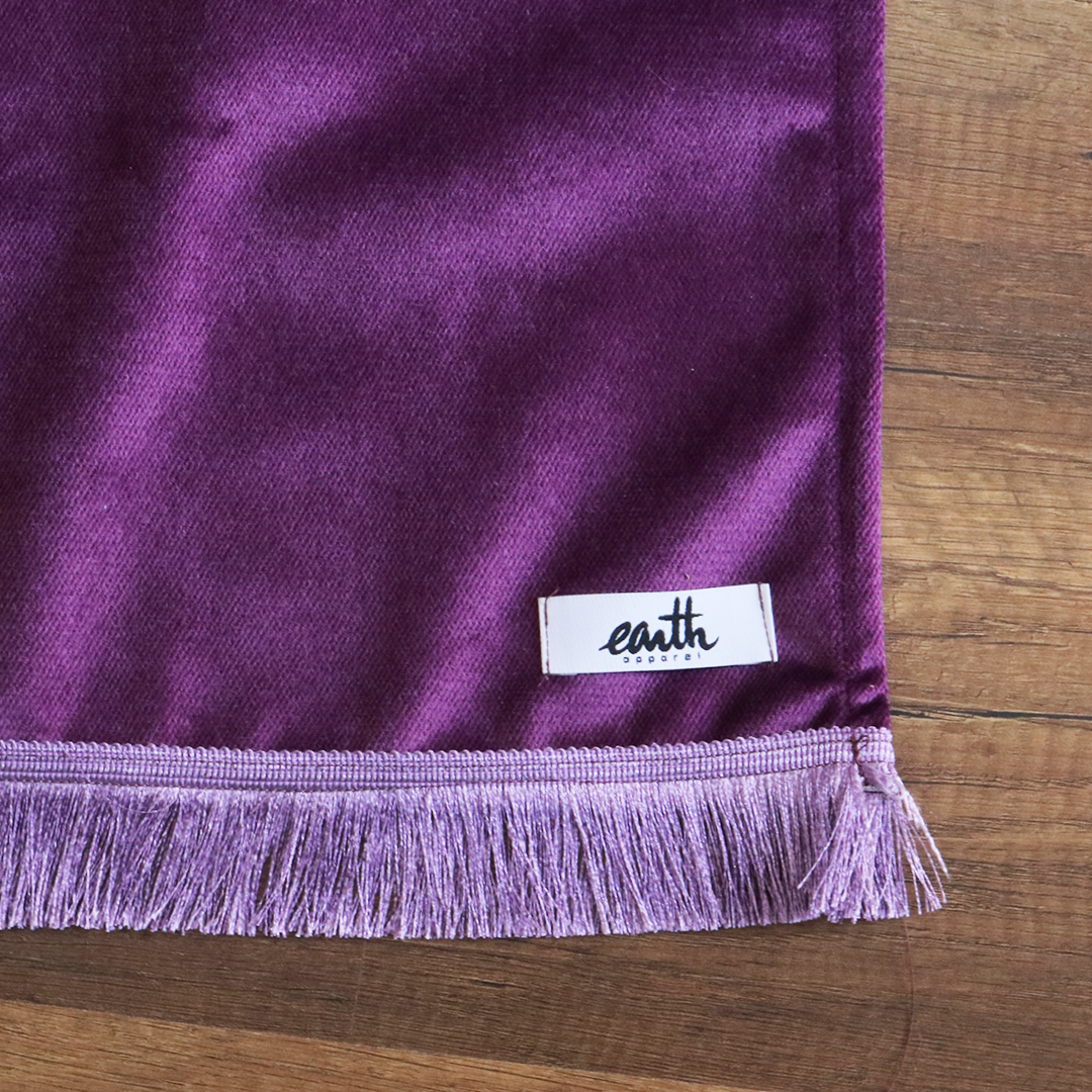 Purple Customized Prayer Rug