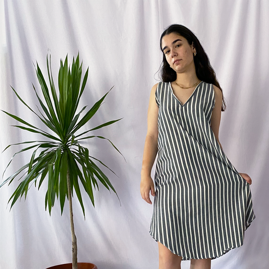 Striped everyday dress